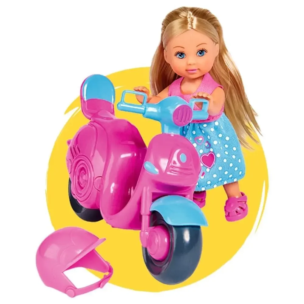 Evi Love Scooter Doll Helmet Scooter Playset NEW